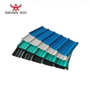cheap coloured trapezoidal corrugated plastic UPVC pvc wave corrosion resistant roof panel covering tile roofing sheet