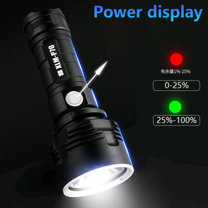 Xlm P70.2 Led Edc Mini lampe de poche en aluminium 1000 lumens, lampe de poche <span class=keywords><strong>électrique</strong></span> <span class=keywords><strong>rechargeable</strong></span> pour le camping, super lumineuse, lampe de poche de recherche - Product Image 4