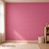 Panneau mural décoratif pour bureau, salle de réunion, zone de réception, studio, maison et intérieur commercial, autocollants muraux en feutre