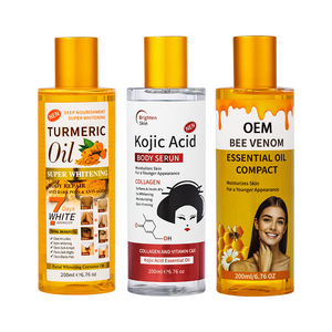 OEM/ODM Body Care Turmeric and <strong>Ginger</strong> <strong>Essential</strong> <strong>Oil</strong> 300ml Massage Whole Body Scrapping <strong>Oil</strong> for Clearing Meridians for Body Scrub - Product Image 6
