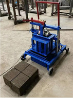 Machine électrique manuelle de fabrication de briques creuses en ciment, blocs creux en béton à vendre aux États-Unis, en Ouganda et en Afrique