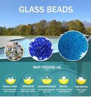 Microsphères non toxiques de 2 mm, couleurs mélangées, pour matériaux de pavage, granulats de comptoirs, perles de verre décoratives