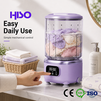 Mini machine à laver portable pour sous-vêtements, 3000 mAh, sans fil, rechargeable par USB, 2 L, pour les voyages, la maison, les chaussettes, les culottes, les vêtements de bébé