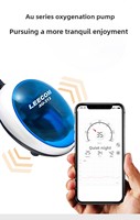 Pompe à oxygène silencieuse LEECOM pour aquarium, vente en gros d'usine, pompe à air pour petit aquarium à un ou deux trous