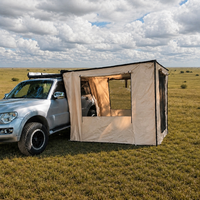Tente de toit de voiture 270 degrés en toile Oxford imperméable avec cadre en aluminium, coque rigide, une chambre, installation rapide et automatique, pour toutes les saisons