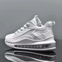 Chaussures noires à la mode pour garçons, chaussures à prix réduit bon marché, baskets confortables et à semelle souple pour hommes, vente en gros