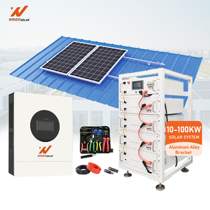 Sistema solare ibrido wingosolare 10kw 20kw 30kw Off Grid sistema solare per l'installazione - Product Image 1