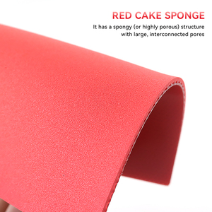 Boli Celite ITTF-Approved Table Tennis <strong>Rubber</strong> Non-Tacky <strong>Rubber</strong> with Cake Sponge - Product Image 2