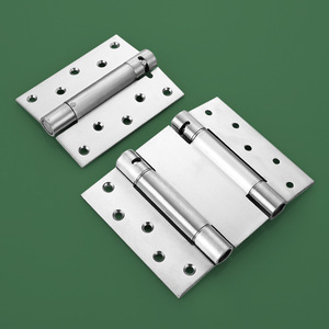 Bisagra de Resorte de Doble Apertura de Acero Inoxidable de 5 Pulgadas, Reversible, con Cierre Automático y Tornillos - Product Image 5