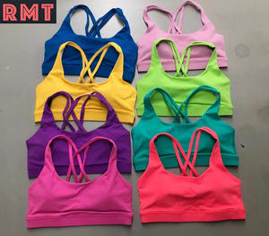 Alto supporto basso Logo personalizzato all'ingrosso MOQ abbigliamento Fitness da <span class=keywords><strong>donna</strong></span> sport Yoga reggiseno allenamento <span class=keywords><strong>palestra</strong></span> <span class=keywords><strong>top</strong></span> <span class=keywords><strong>donna</strong></span> - Product Image 5