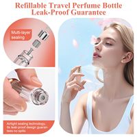 Mini atomizador de Perfume de cuero de 5ml, botella de Spray de viaje recargable, dispensador de fragancia de lujo portátil para bolsos, monedero
