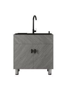 Produzione su Misura in Fabbrica. Lavello da <span class=keywords><strong>cucina</strong></span> in acciaio inox a doppia vasca per lavaggio verdure e piatti, mobile integrato, design semplice, lavello da bagno, lavello da <span class=keywords><strong>cucina</strong></span> di lusso - Product Image 5