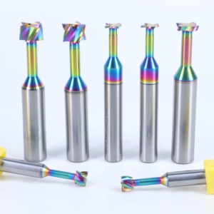 CNC công cụ endmill rắn Carbide endmill t khe End Mill với lớp phủ màu Carbide phay Cutter - Product Image 3