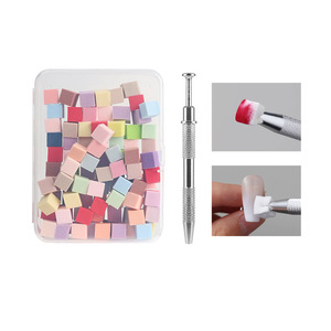 Herramienta de esponja para decoración de uñas, clip de esponja cuadrada de alta densidad para mezcla de esmalte en gel y efecto degradado - Product Image 5