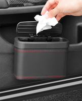 Bac à Déchets de Voiture Pressez-Ouvrez Très Vendu, Organiseur de Voiture Suspendu, Boîte de Rangement PP Mini Corbeille