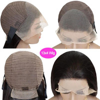 Ali Perruques cheveux humains Transparent 360 Deep Wave brésilien Grace vison suisse avant de lacet cuticule aligné brut dames pour les femmes HD