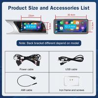 Écran tactile multimédia OEM 8,9'' pour tableau de bord Audi A5 2008-2016, Airplay, Miracast, CarPlay sans fil, Android Auto, système d'exploitation Linux