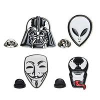 En gros : Pins de film en métal, Pins en émail souvenirs de film, Pins de revers en alliage métallique, Badges, Pins en émail d'horreur populaires pour vêtements