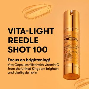 Siero For Vita Light Reedle Shot 100 da 50ml, Formula Microneedling Esfoliante Viso per Donne - Product Image 2