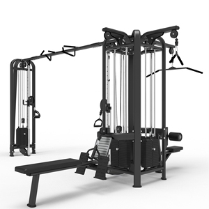 Machine de musculation commerciale en acier inoxydable, équipement d'entraînement de force intégré, système de câbles multifonctionnel 4/5/<span class=keywords><strong>7</strong></span>/8 stations - Product Image 1