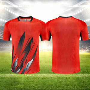 เสื้อยืดออกกำลังกายแบบแห้งเร็ว ผลิตตามสั่ง (OEM) ผ้าโพลีเอสเตอร์ 100% เสื้อยืดวิ่ง เสื้อยืดกีฬา พิมพ์ลายแบบรีดร้อน เสื้อยืดซับลิเมชั่นสำหรับผู้ชาย - Product Image 2