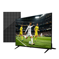 TV DC, 32 43 Inch Stok Banyak Tersedia Panel A+ 4K Ultra HD Wifi Smart Solar Television di Daerah Pedesaan Terpencil Grosir