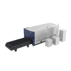 เครื่องตัดเลเซอร์ HSG 6kw 12kw 20kw สำหรับตัดแผ่นโลหะแบบตั้งโต๊ะ พร้อมระบบป้องกันรอบด้าน เครื่องตัดไฟเบอร์เลเซอร์ 15000w - Product Image 4
