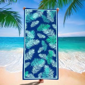 Quick Drying Sand-Free Microfiber Beach Towel Hot Summer Outdoor <b>Bath</b> Towel with Custom Sports Pattern Printed for Gym Travel - Product Image 2