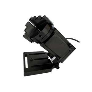 Eje giratorio Mini D70, con cuerpo y mandril de aluminio 6061, acciona directamente un motor paso a paso híbrido 60, utilizado para grabado de tubos. - Product Image 3