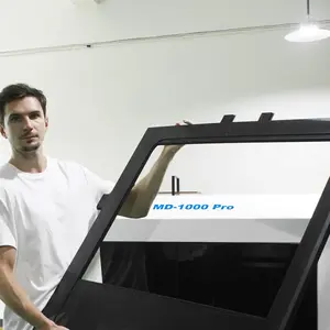 MD-1000 Pro meratakan Gratis Harga bagus 1000*1000*1000mm model conveyer belt 3d printer format besar