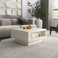Table basse de salon en bois minimaliste moderne avec rangement multifonctionnel