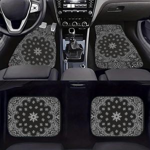 OEM Printed Design Universal <b>Decorative</b> <b>Car</b> Floor Mats All Weather Oriental Persian <b>Car</b> Mats 4 Pieces Set - Product Image 1