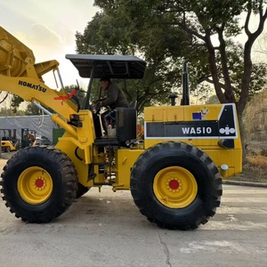 Excavadora usada Importada de Japón Komatsu WA100/WA510 Cargadora de ruedas con alta capacidad y buenas condiciones para Venta barata - Product Image 6