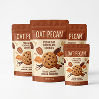 Sachet Doypack OEM à soufflet latéral, haute barrière, avec fermeture éclair, qualité alimentaire, pour chocolat noir et chili, emballage pour confiseries