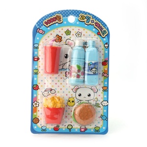 Borradores Divertidos 3D Kawaii de TPR con Forma de Hamburguesa y Sándwich para Niños, Regalos Promocionales y Artículos de Papelería para Fiestas - Product Image 3