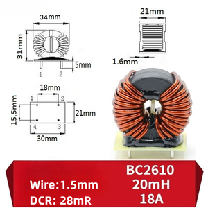 Tần số cao 20A phổ biến chế độ Ferrite Core Choke cuộn dây điện cuộn cảm tùy chỉnh năng lượng năng lượng cuộn cảm - Product Image 3