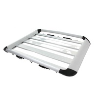 Panier de toit universel en aluminium DreamRider pour voiture 4x4, porte-bagages de toit amovible 130x90cm 100kg