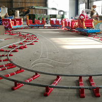 Offre Spéciale Noël Enfants Amusement Petit Train Électrique Village De Vacances Centre Commercial Mini Père Noël Train pour Enfants