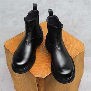 Zapatos de Vestir Casuales Versátiles y Elegantes para Hombre, Estilo Oxford, de Cuero Genuino, Impermeables, para Otoño - Product Image 5