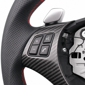 Volante in Pelle <span class=keywords><strong>e</strong></span> Fibra di Carbonio Premium con LED <span class=keywords><strong>e</strong></span> Paddle del Cambio per <span class=keywords><strong>BMW</strong></span> Serie <span class=keywords><strong>E</strong></span> E90 E60 E46 E92 M3 <span class=keywords><strong>X5</strong></span> E70 X6 - Product Image 3