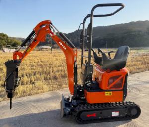 Herestrong per Escavatore Idraulico Cingolato da 1,2 Tonnellate di Peso Operativo, Mini Escavatore HS12-6, Micro Scavatore con Martello, Trivella, <span class=keywords><strong>Ripper</strong></span> e Motore - Product Image 1