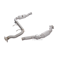 Tuyaux d'échappement modifiés de haute qualité avec bouclier thermique pour Ford F-150 Raptor 3.5TT Gen3, améliore la puissance du bi-turbo sur toutes les gammes de vitesses