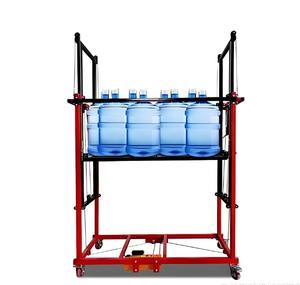 Échafaudage de chantier robuste, échafaudage à 3 sections, charge de 300 kg avec garde-corps pour la rénovation de stations de métro, éclairage de tunnel - Product Image 4