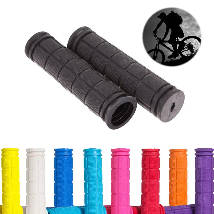 Non Slip Soft Rubber Mountain Bicycle Handlebar MTB Bike Handle Grips