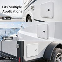 Trappe d'accès verrouillable en ABS, porte d'inspection, boîte de jonction de câblage pour camping-car, caravane, yacht