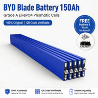 Baterai Blade BYD 150Ah Profesional 3.2V LFP Sel Prisma Kapasitas Tinggi Lithium Untuk UPS Industri, Cadangan ESS, dan Solar