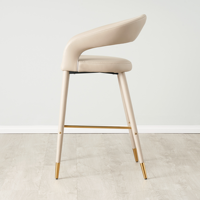 2023 chaises de luxe de hauteur de bar de cuisine nordique tabourets de bar modernes en or