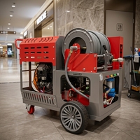 Machine de nettoyage de canalisations diesel à haute pression sur remorque pour la vente – Équipement de nettoyage de tuyaux d'évacuation