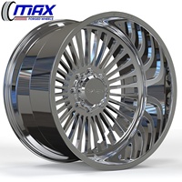 Jantes forgées MAX 26x12 26x14 28x14 pour pick-up diesel rehaussé, jantes à grand rebord pour Ford Super Duty Ram HD GMC Sierra