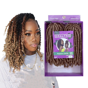 Tresses synthétiques courtes Passion Twist Bohème pour femmes, style Afro Kinky Twist, avec Spring <span class=keywords><strong>Locks</strong></span> - Product Image 2